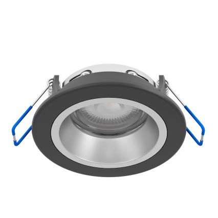 Eglo - LED Димируемо вградено осветително тяло за баня LED/4,8W/230V 2700/4000/6500K IP44 черно