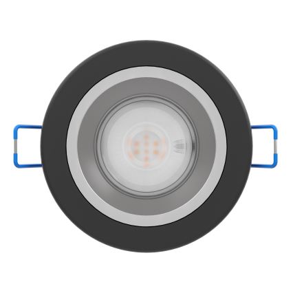 Eglo - LED Димируемо вградено осветително тяло за баня LED/4,8W/230V 2700/4000/6500K IP44 черно