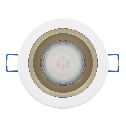 Eglo - LED димируемо вградено осветително тяло за баня LED/4,8W/230V 2700/4000/6500K IP44 бяло/златно