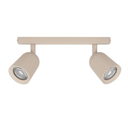 Eglo - Спот осветително тяло 2xGU10/10W/230V бежово