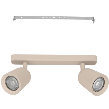 Eglo - Спот осветително тяло 2xGU10/10W/230V бежово