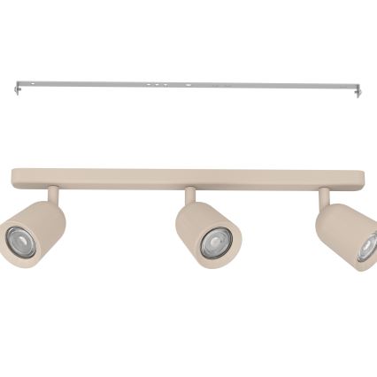 Eglo - Точково осветително тяло 3xGU10/10W/230V бежово