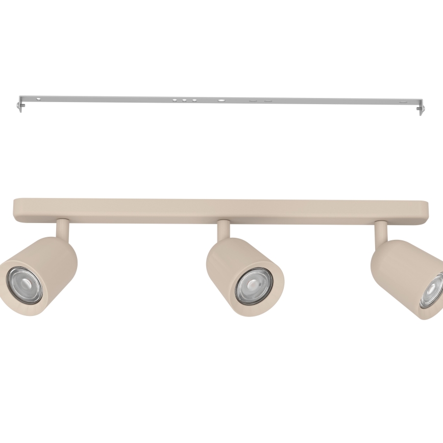 Eglo - Точково осветително тяло 3xGU10/10W/230V бежово