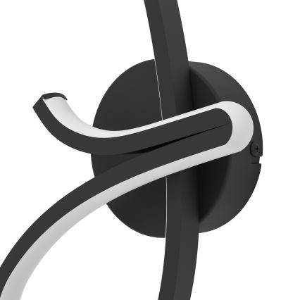 Eglo - LED стенен аплик LED/12W/230V 2700/4000/6500K черен