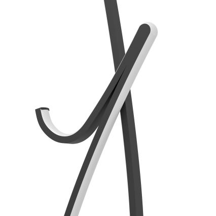 Eglo - LED подова лампа LED/20W/230V 2700/4000/6500K черна