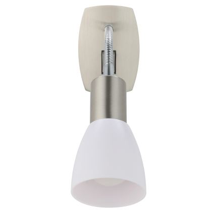 Eglo - Настенна лампа за контакт 1xE14/5W/230V матов хром