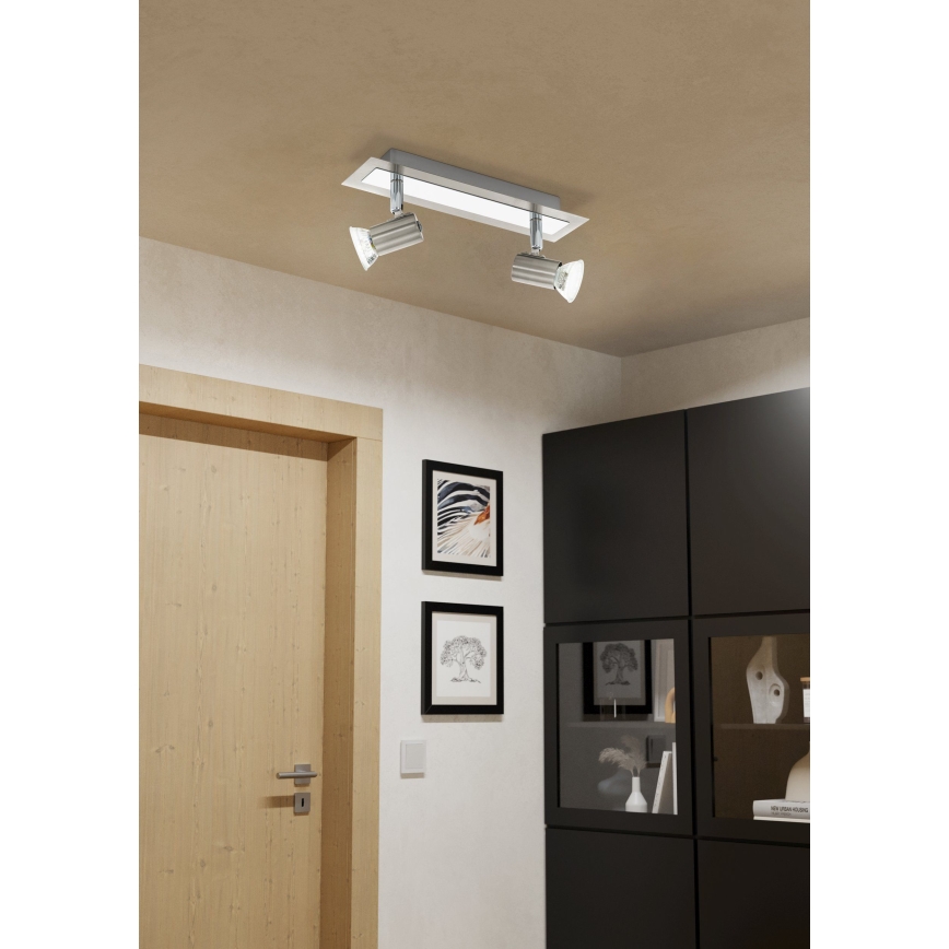 Eglo - Лампа за таван или стена 2xGU10/LED/3W