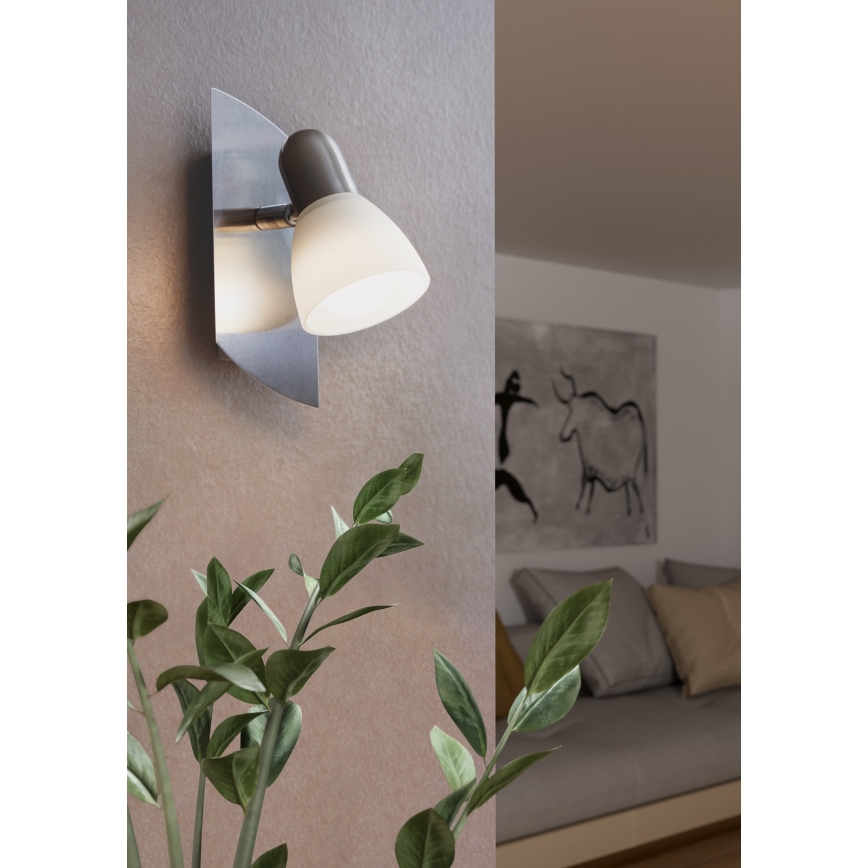 Eglo - Точково осветително тяло 1xE14/40W матов никел / сатен