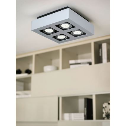 Eglo - LED Спот 4xGU10-LED/5W/230V