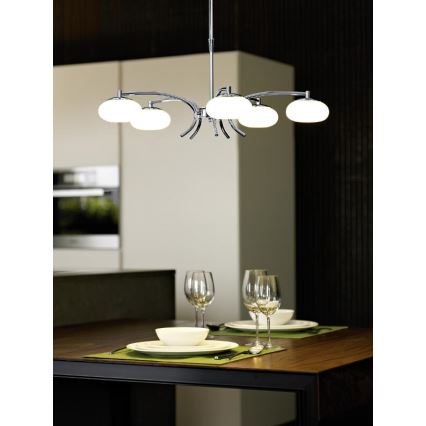 EGLO 91753 - LED Полилей на пръчка ALEANDRO 5xLED/6W/230V