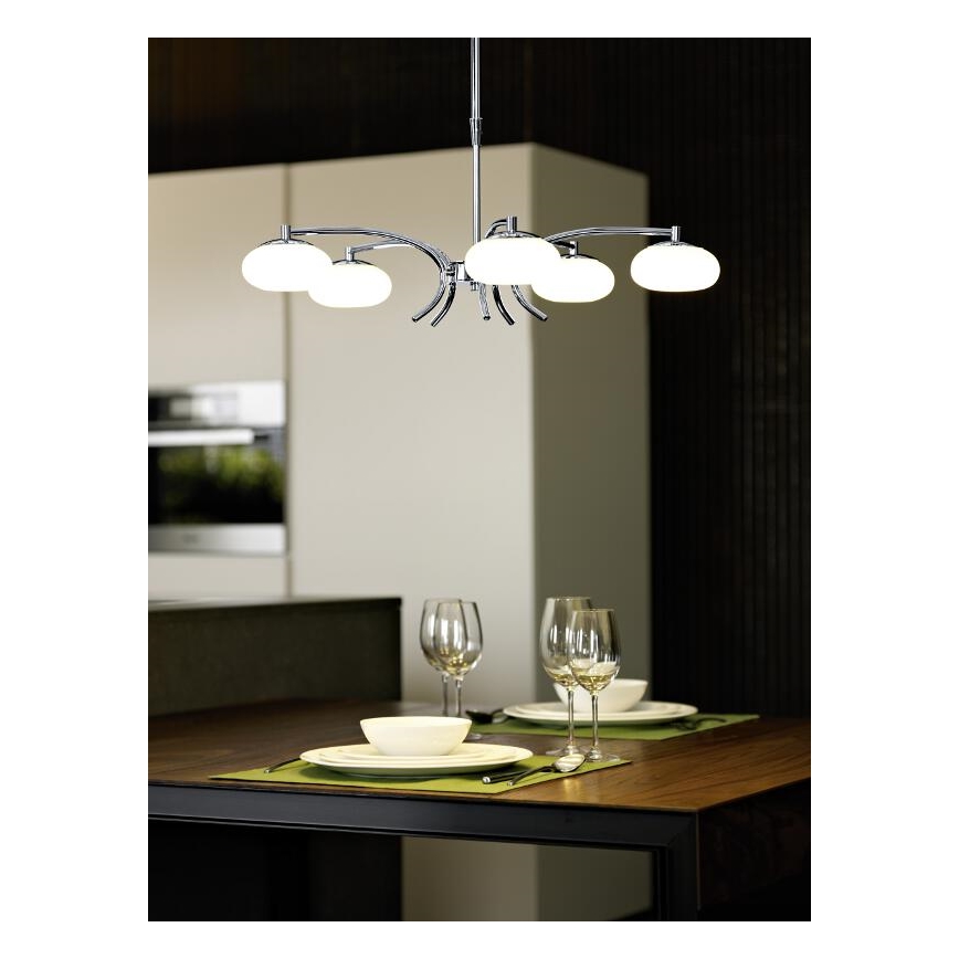 EGLO 91753 - LED Полилей на пръчка ALEANDRO 5xLED/6W/230V