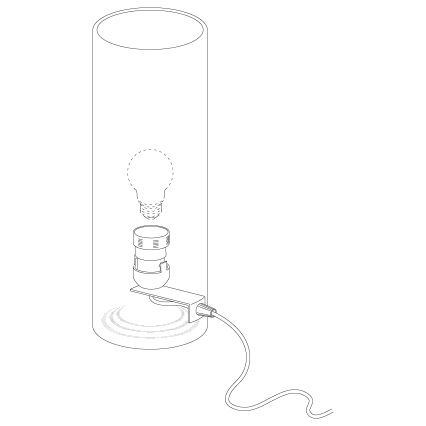 Eglo - Настолна лампа  E27/60W/230V