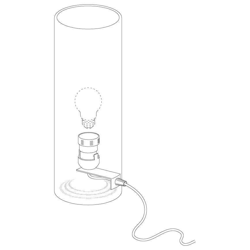 Eglo - Настолна лампа  E27/60W/230V