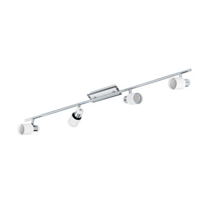 Eglo - LED Точково осветително тяло 4xGU10-LED/5W/230V