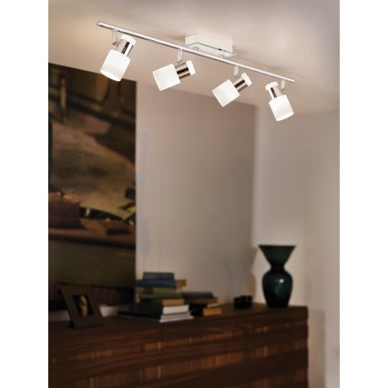 Eglo - LED Точково осветително тяло 4xGU10-LED/5W/230V