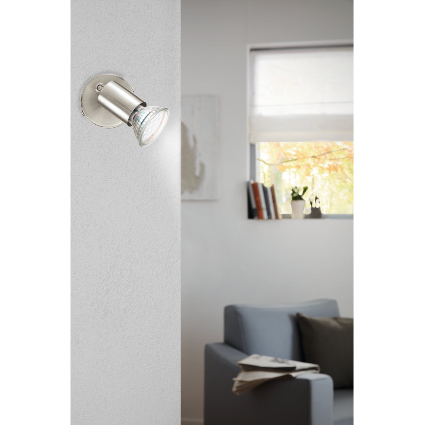 Eglo - LED Стенен спот LED 1xGU10/2,8W/230V