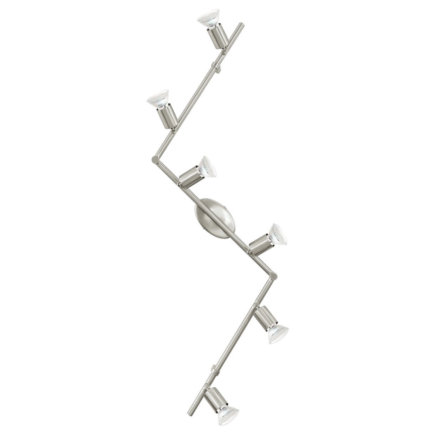 Eglo - LED спот 6xGU10-LED/2,8W/230V
