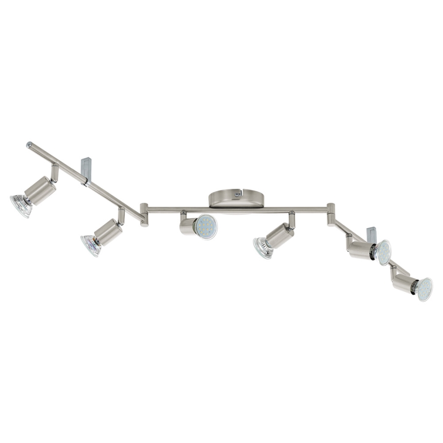 Eglo - LED спот 6xGU10-LED/2,8W/230V