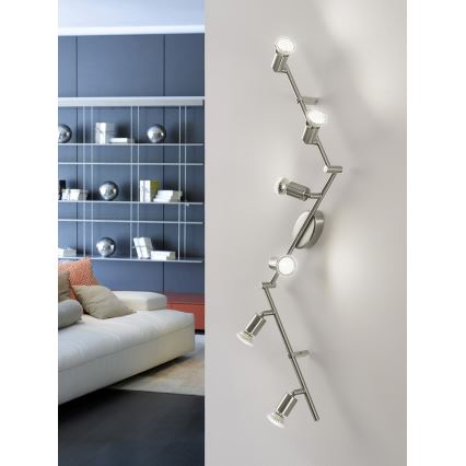 Eglo - LED спот 6xGU10-LED/2,8W/230V