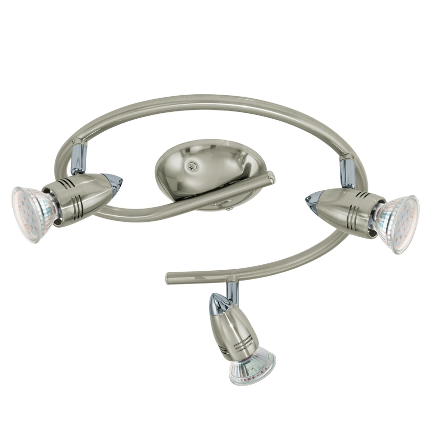 Eglo - LED Точково осветително тяло  3xGU10/3W/230V