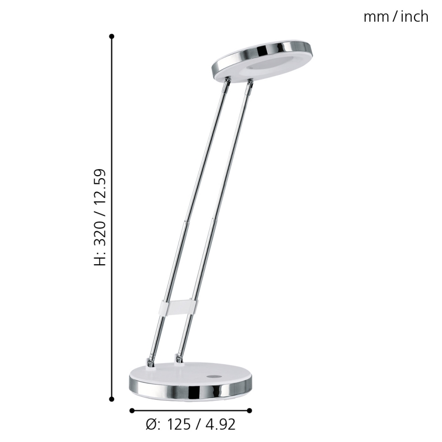 Eglo 93077 - LED Настолна лампа GEXO LED/3W/230V