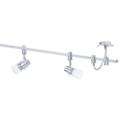 Eglo - LED Точково осветление, луна 5xGU10-LED/5W/230V