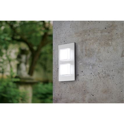 Eglo 93365 - LED Екстериорна Стенна лампа PIAS 2xLED/2,5W/230V IP44