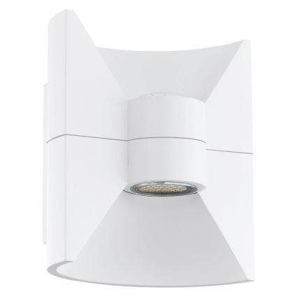 Eglo 93367 - LED външно стенно осветително тяло REDONDO бяло 2xLED-SMD/2,5W/230V IP44