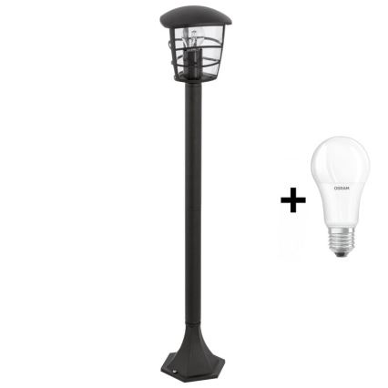 Eglo - LED външна лампа 1xE27/8,5W/230V IP44 черна