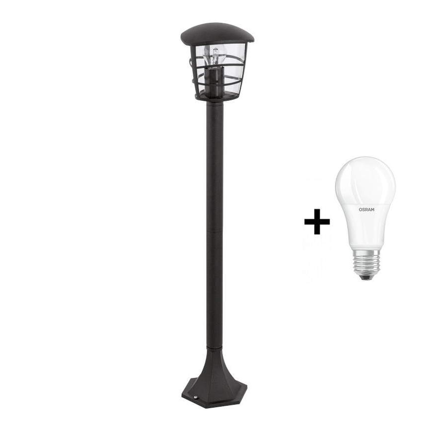 Eglo - LED външна лампа 1xE27/8,5W/230V IP44 черна