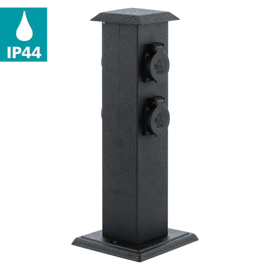 EGLO - Екстериорен градина колона с букси SCHUKO IP44
