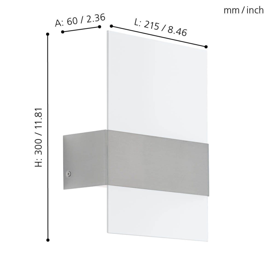Eglo - LED Екстериорно осветление 2xLED/2,5W/230V IP44