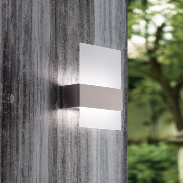 Eglo 93438 - LED външно осветително тяло NADELA 2xLED/2,5W/230V IP44