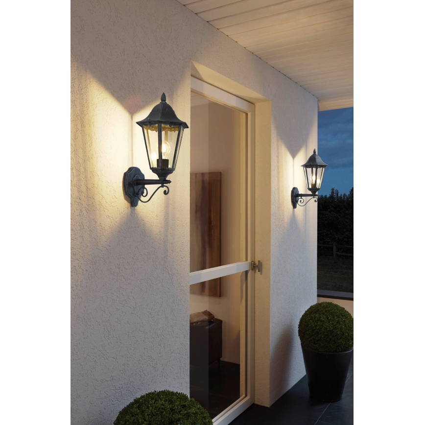 Eglo - Екстериорна Стенна лампа 1xE27/60W/230V IP44