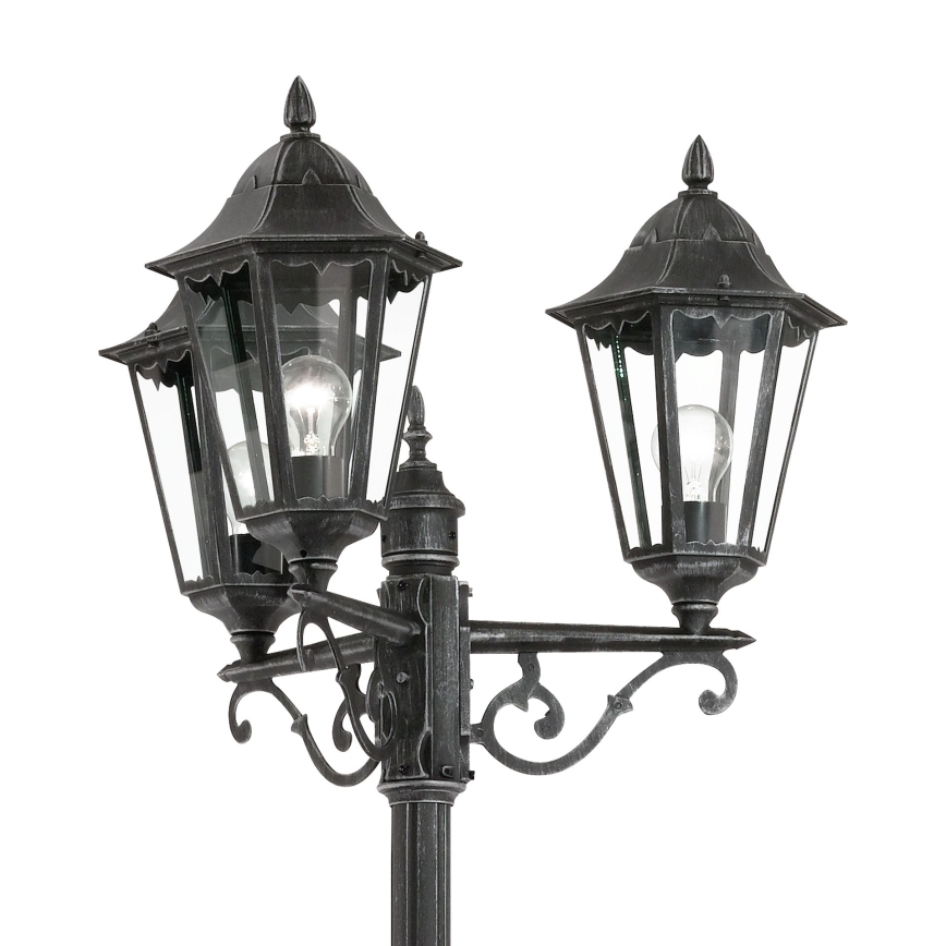Eglo - Екстериорна лампа 3xE27/60W/230V IP44
