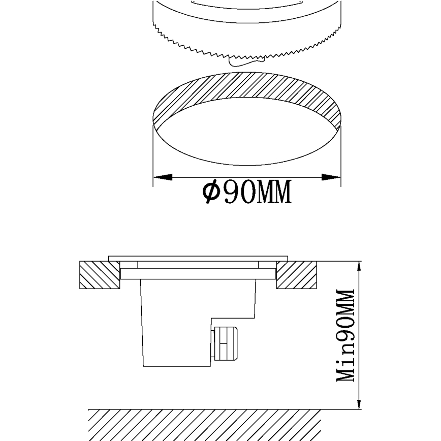 Eglo - Екстериорна LED лампа за алея LED/2,5W/230V IP67