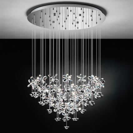 Eglo 93661 - LED Пендел PIANOPOLI 43xLED/2,5W/230V