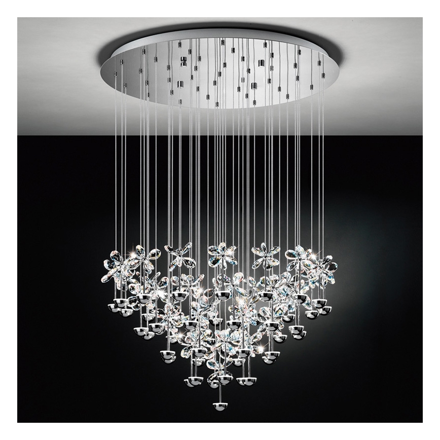 Eglo 93661 - LED Пендел PIANOPOLI 43xLED/2,5W/230V