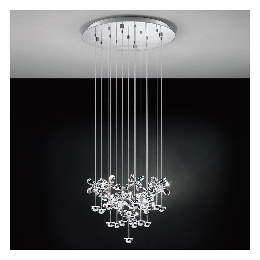 Eglo 93662 - LED Пендел PIANOPOLI 15xLED/2,5W/230V