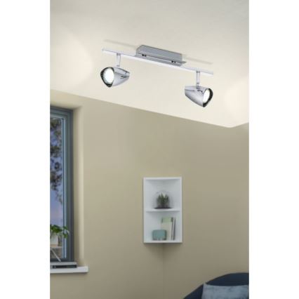 Eglo - LED Точково осветително тяло 2xGU10/3W/230V