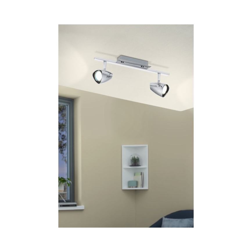 Eglo - LED Точково осветително тяло 2xGU10/3W/230V