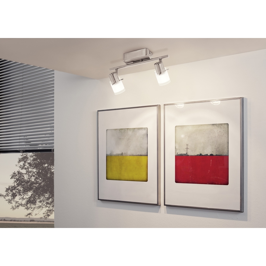 Eglo 93702 - LED Точково осветително тяло ORVIETO 1 2xLED/3,3W/230V