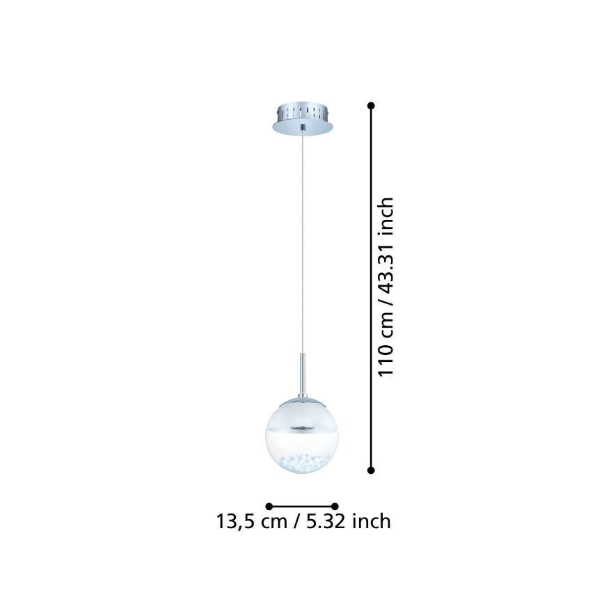 Eglo - LED висящо осветително тяло LED/5W/230V