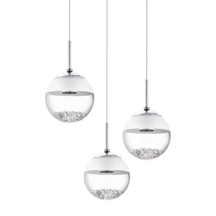 Eglo - LED Полилей 3xLED/5W/230V