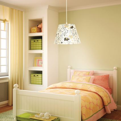 Eglo 93718 - Детски Полилей MOLOVE 1xE27/60W/230V