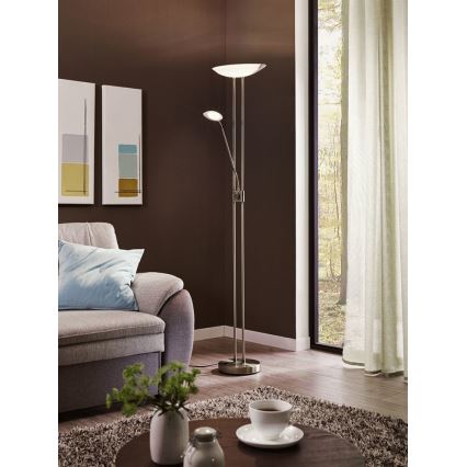 Eglo - LED Димируем лампион LED/20W + LED/2,5W бронзов
