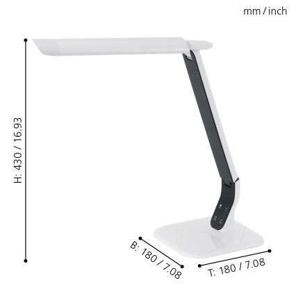 Eglo - LED Димируема лампа LED/6W/230V