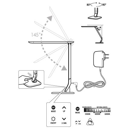 Eglo - LED Димируема лампа LED/6W/230V