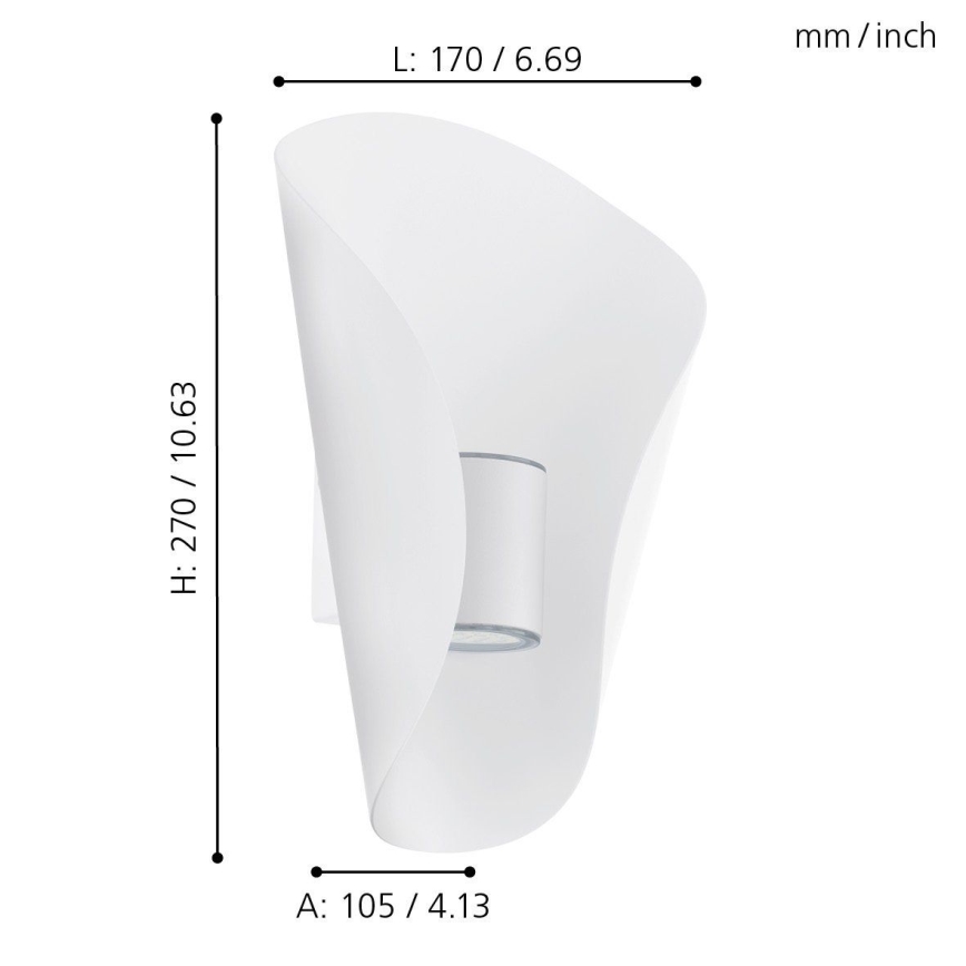 Eglo - LED Екстериорно осветление 2xLED/2,5W/230V IP44