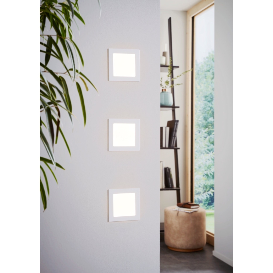 Eglo 94061 - LED вградено осветително тяло FUEVA 1 LED/10,95W/230V 17x17 cm